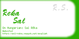 reka sal business card